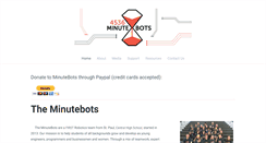 Desktop Screenshot of minutebots.org